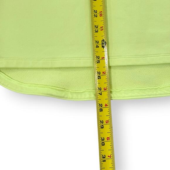 Under Armour Women’s L Neon Yellow Cold Gear Fitted Mock Neck 1/4 Zip Running - Picture 9 of 9